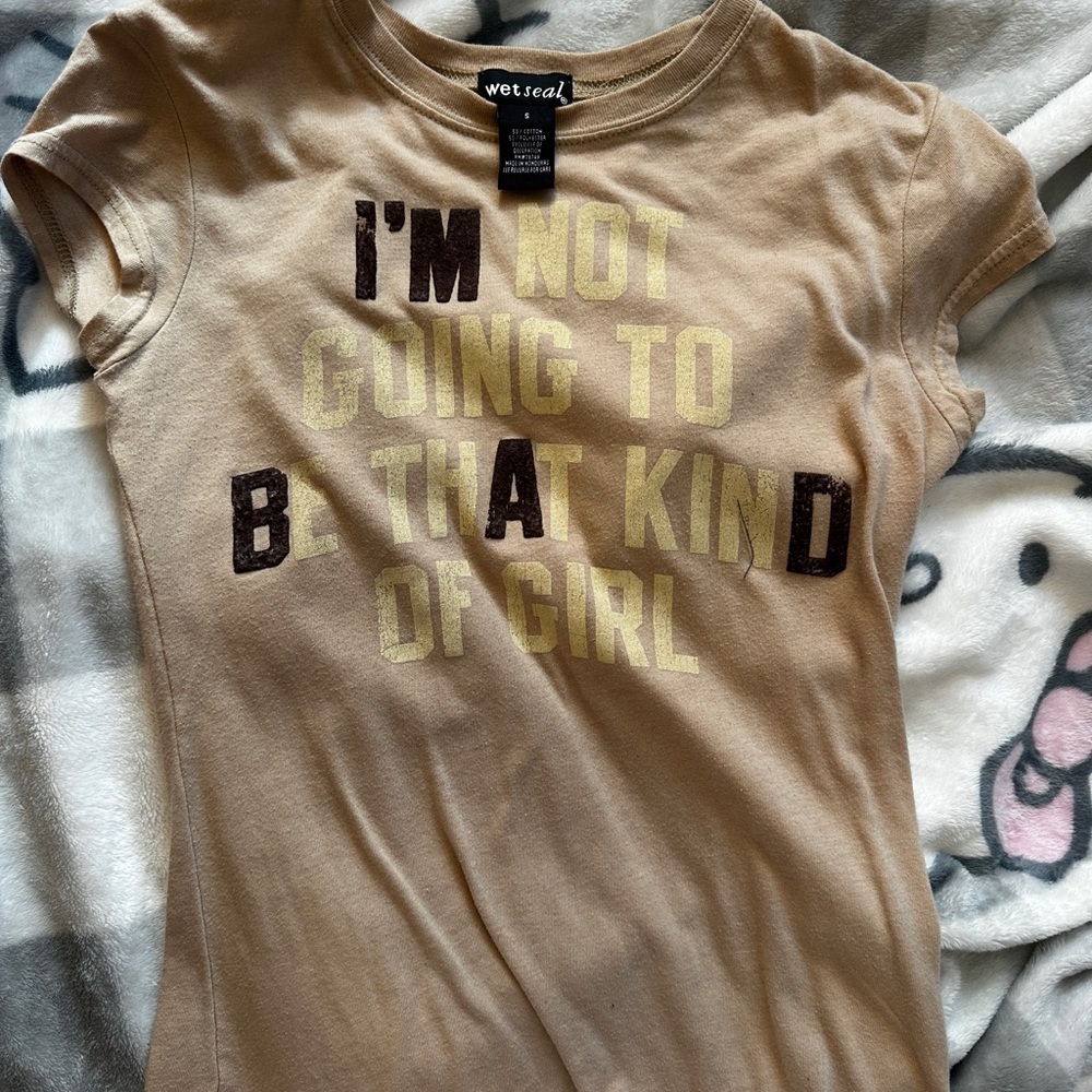 Wet Seal Graphic Baby Tee
